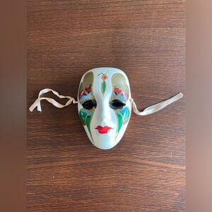 Vintage mini ceramic mask